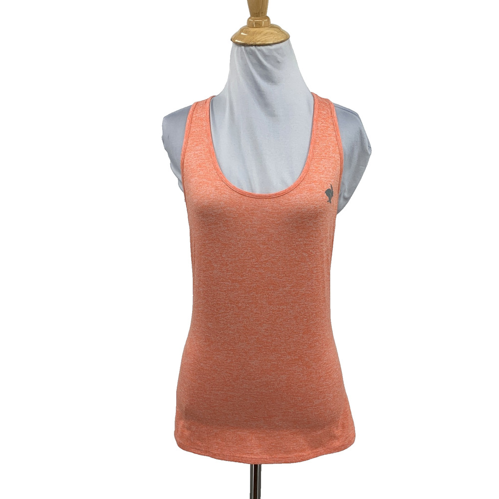 Rabbit Tank Top Womens S Small Orangeade Scoop Neck Racerback Athletic Workout